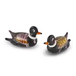 Zibo Glass Ornament - Nano Ducks (Set of 2)