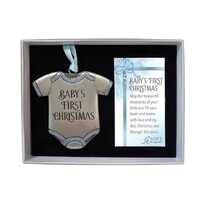 Christmas Ornament - Baby's First Christmas Blue