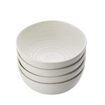 Sophie Conran for Portmeirion - White Noodle Bowls 18cm (Set of 4)