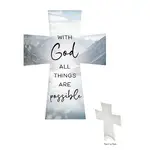 Ceramic Cross - With God