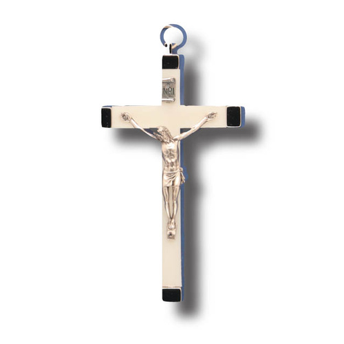 Hanging Crucifix - 11cm Luminous Metal &Plastic