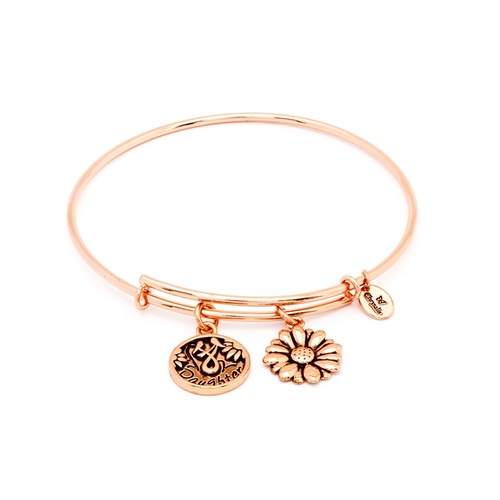 Chrysalis Friend & Family Collection - Daughter Expandable Bangle Rose Gold