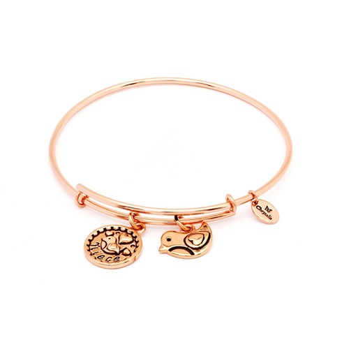 Chrysalis Friend & Family Collection - Niece Expandable Bangle Rose Gold
