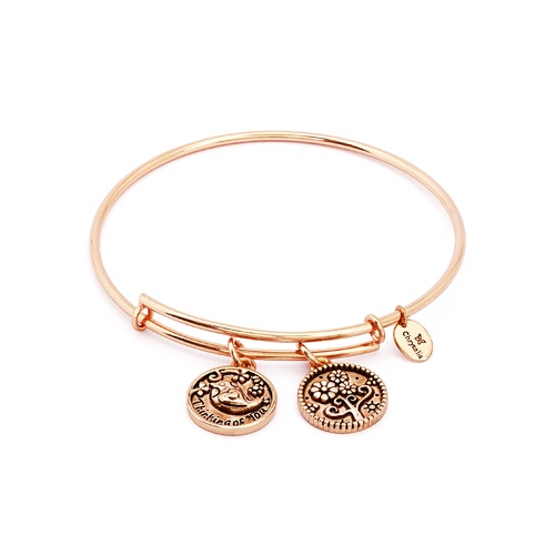 Chrysalis Thinking Of You Collection - Thinking of You Expandable Bangle Rose Gold