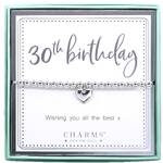 Charms For The Soul by TAG - 30th Birthday Bracelet