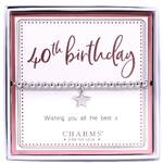 Charms For The Soul by TAG - 40th Birthday Bracelet