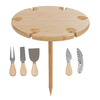 Assemble Kitchen - Beau Round Picnic Board With Knives