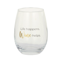 Assemble Kitchen - Stemless Wine Glass - Wine Helps