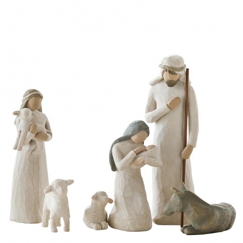 DAMAGED BOX - Willow Tree - Nativity Collection - 6pc Nativity