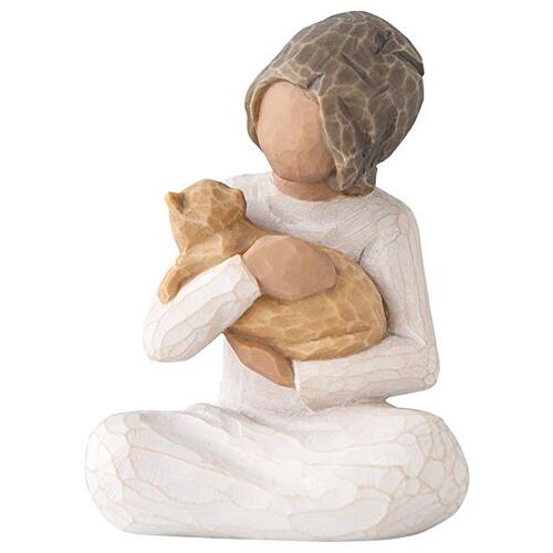 DAMAGED BOX - Willow Tree - Kindness Girl (Darker skin tone and hair color)