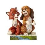 DAMAGED BOX - Jim Shore Disney Traditions - Fox and the Hound - Unexpected Friendships