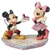 DAMAGED BOX - Jim Shore Disney Traditions - Mickey & Minnie Mouse - A Magical Moment
