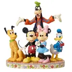 DAMAGED BOX - Jim Shore Disney Traditions - Mickey Mouse and The Fab Five - The Gang’s All Here