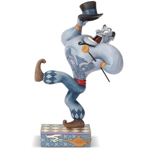 DAMAGED BOX - Jim Shore Disney Traditions - Aladdin Genie - Born Showman
