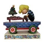 DAMAGED BOX - Jim Shore Schroeder Train - Christmas Concert (Peanuts Collection) - Car 5