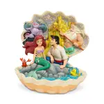 DAMAGED BOX - Jim Shore Disney Traditions - The Little Mermaid Shell Scene - Seashell Scenario