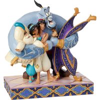 DAMAGED BOX - Jim Shore Disney Traditions - Aladdin - Group Hug!