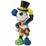 DAMAGED BOX - Disney Britto Mickey Mouse With Top Hat Figurine - Large
