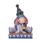 DAMAGED BOX - Jim Shore Disney Traditions - Winnie The Pooh Eeyore Birthday Hat - Birthday Blues