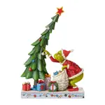 DAMAGED BOX - Dr Seuss The Grinch by Jim Shore - Grinch Undecorating Tree