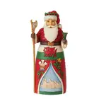 DAMAGED BOX - Jim Shore Heartwood Creek Santas Around The World - Welsh Santa