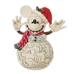 DAMAGED BOX - Jim Shore Disney Traditions - Mickey Mouse Snowman - Snowy Smiles