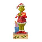 DAMAGED BOX - Dr Seuss The Grinch by Jim Shore - Grinch With Blinking Heart