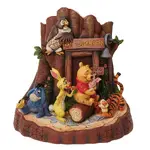 DAMAGED BOX - Jim Shore Disney Traditions - Winnie The Pooh - Pooh Carved By Heart