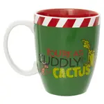 DAMAGED BOX - Dept 56 - Grinch Cuddly as a Cactus Mug