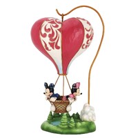 DAMAGED BOX - Jim Shore Disney Traditions - Mickey & Minnie - Love Takes Flight