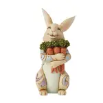DAMAGED BOX - Jim Shore Heartwood Creek - Easter Bunny with Carrots Pint Sized Figurine