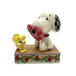 DAMAGED BOX - Peanuts by Jim Shore - Snoopy with Nose Through Heart