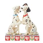 DAMAGED BOX - Jim Shore Disney Traditions - Pongo and Perdita