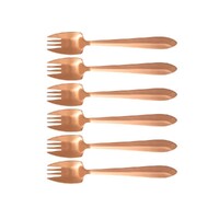 DAMAGED BOX - Splayd Black Label Stainless Steel Satin Set of 6