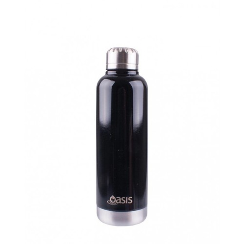 IMPERFECT FINISH - Oasis Insulated Canteen Bottle - 500ml Black