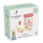 DAMAGED BOX - Beatrix Potter Peter Rabbit Flopsy Wooden Train Push Toy