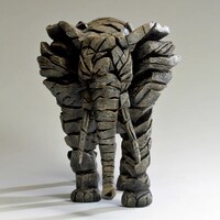 DAMAGED BOX - Edge Sculpture - Elephant Figure