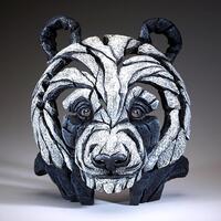 DAMAGED BOX - Edge Sculpture - Panda Bust