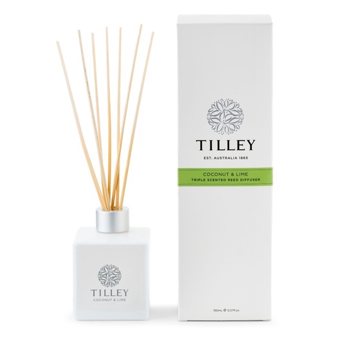 DAMAGED BOX - Tilley Reed Diffuser - Coconut & Lime 150ml