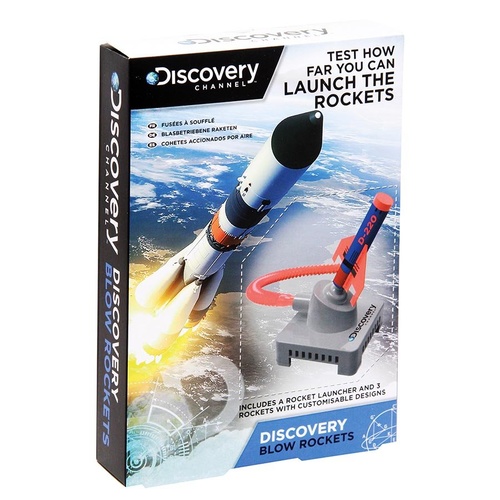 DAMAGED BOX - Discovery Channel Blow Rockets