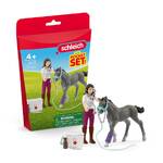 DAMAGED BOX - Schleich Horse Club - Horse Care Playset with Trakehner Foal