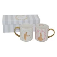 DAMAGED BOX - Disney Wedding By Widdop And Co Mug Set: Prince and Princess