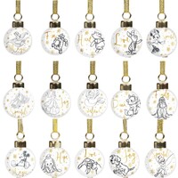 DAMAGED BOX - Disney Christmas By Widdop And Co Ceramic Mini Baubles Set Of 15