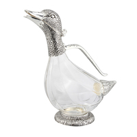 DAMAGED BOX - Whitehill Drinkware - Duck Glass Wine Decanter