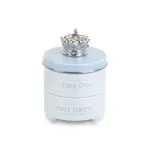 IMPERFECT FINISH - Demdaco Baby - Elegant Charms Baby's First Tooth & Haircut Keepsake Box Blue