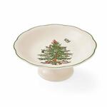 IMPERFECT FINISH - Spode Christmas Tree - Sculpted Footed Candy Dish - 18cm