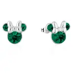 Disney Couture Kingdom - Minnie Mouse - May Birthstone Stud Earrings Silver