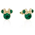 Disney Couture Kingdom - Minnie Mouse - May Birthstone Stud Earrings Yellow Gold