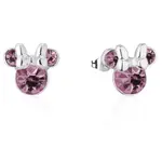 Disney Couture Kingdom - Minnie Mouse - June Birthstone Stud Earrings Silver