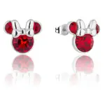 Disney Couture Kingdom - Minnie Mouse - July Birthstone Stud Earrings Silver